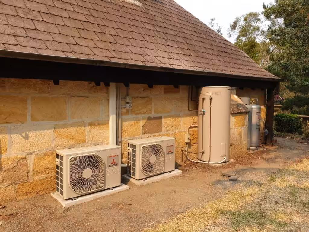 Two air conditioning unit outside Sydney Home