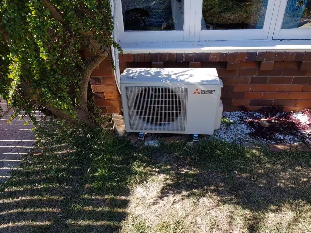 Air conditioning installed outside a Sydney home